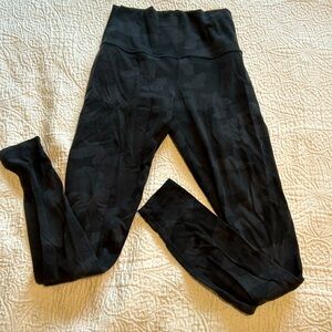 Black camo Align leggings by, Lululemon